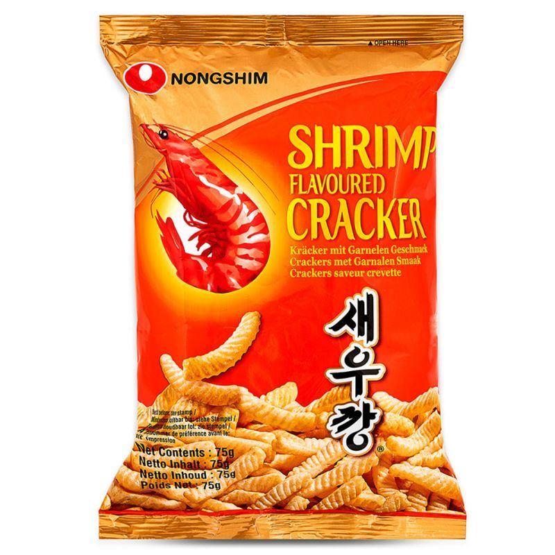 (Case) Nongshim Shrimp Flavoured Cracker (Original) 75g*20