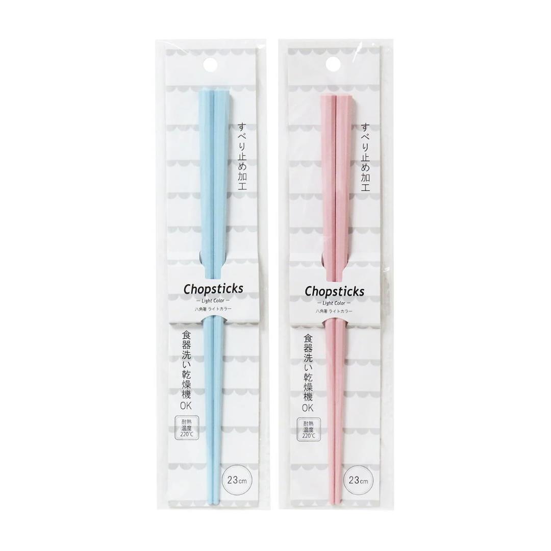 Octagon Chopsticks (Light Colour) 八角箸 ライトカラー 10 x 23cm
