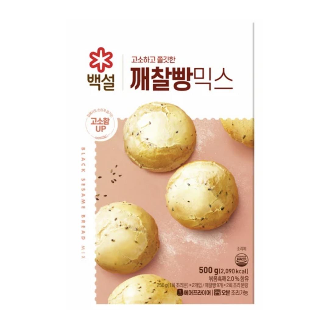 Beksul Sesame Bread Mix 백설 오븐용깨찰빵믹스 10 x 500g