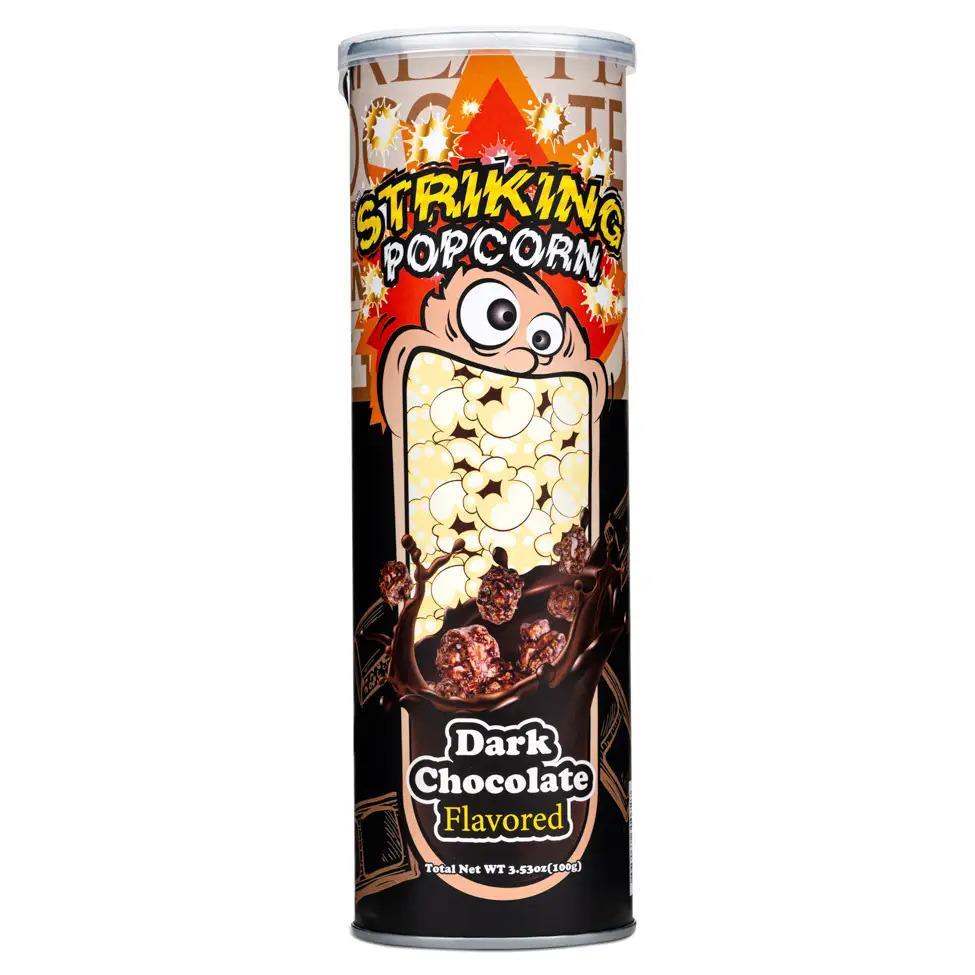 (Case) Striking Popcorn with Popping Candy (Dark Chocolate Flavour) 索勁 爆炸黑朱古力味爆谷 100g*12