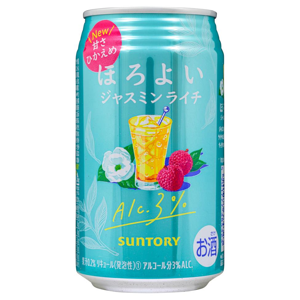 (Case) Suntory Horoyoi Cocktail Jasmine Lychee Chuhai Spritzer (ABV 3%) 350ml*24