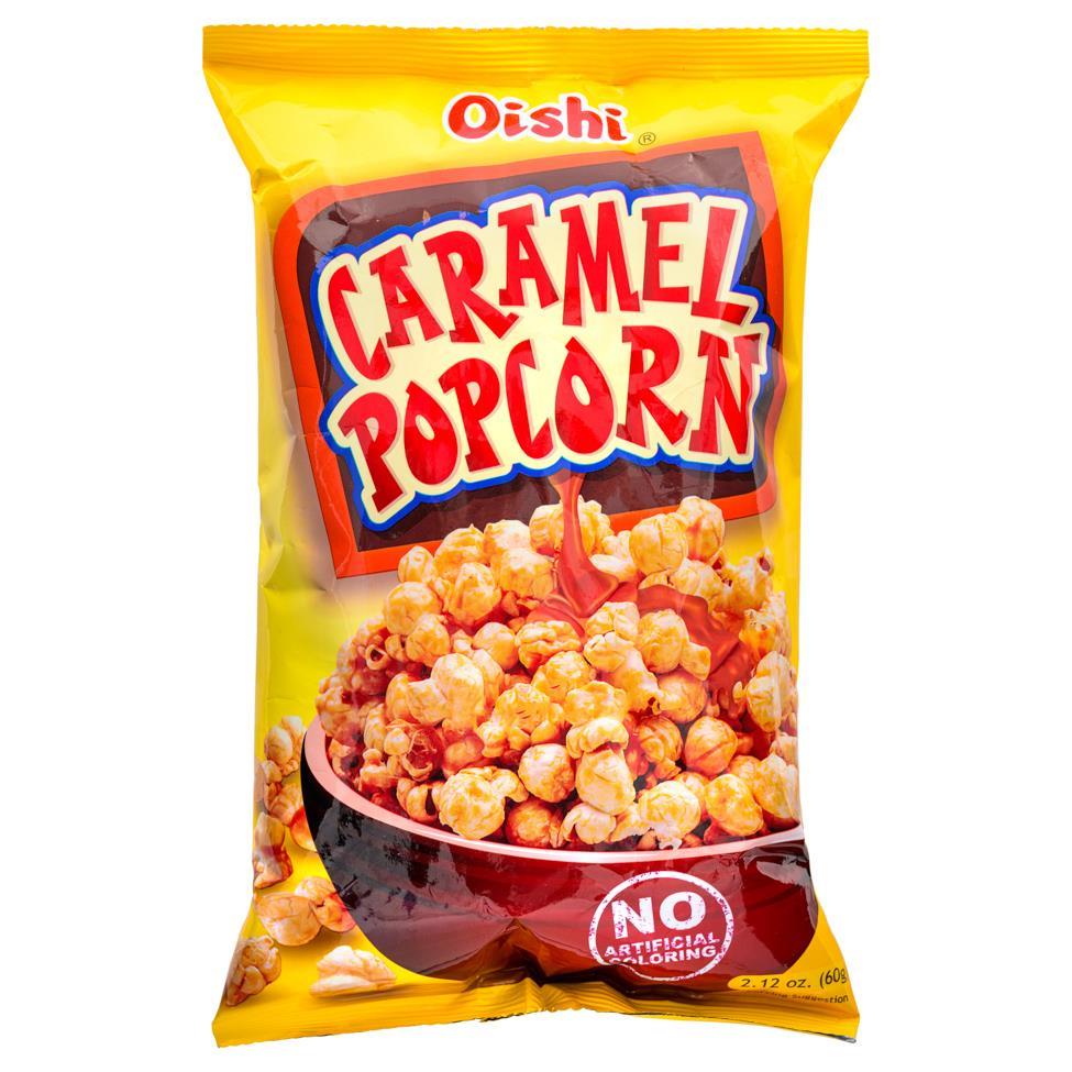 (Case) Oishi Caramel Popcorn 60g*50