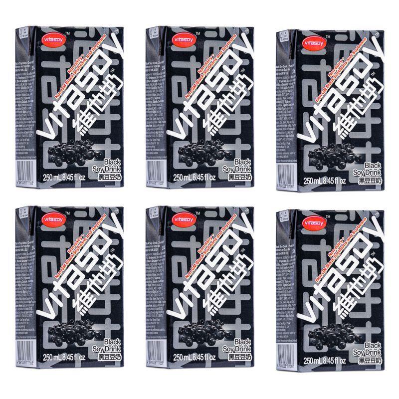 (Case) Vitasoy Black Soy Drink (6pk) 維他 黑豆豆奶 (250ml*6)*8