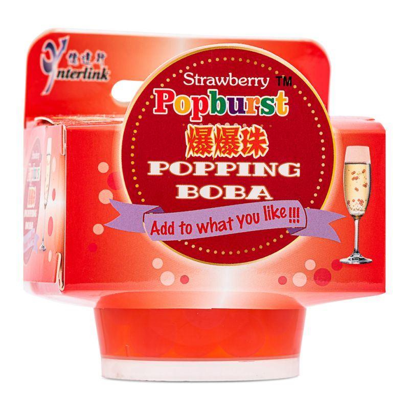 (Case) RW Popburst Popping Boba (Strawberry Flavour) 一直旺 爆爆珠 (草莓味) 130g*24