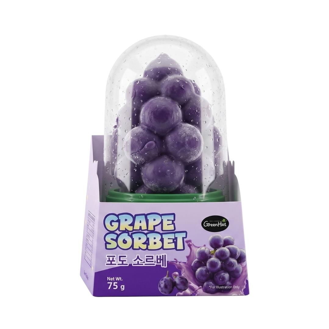 ❄️ GreenHat Grape Sorbet 포도 소르베 8 x (3 x 75g)