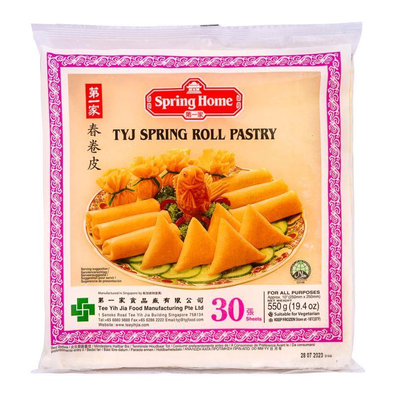 ❄️ Spring Home Tyj Spring Roll Pastry (L) 第一家 春卷皮 (大) 30 x 550g