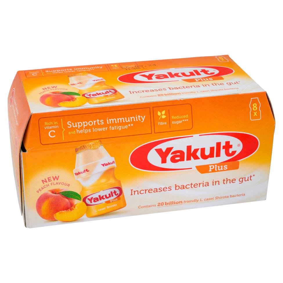 ❄️ Yakult Plus Peach 5 x Pack of 8