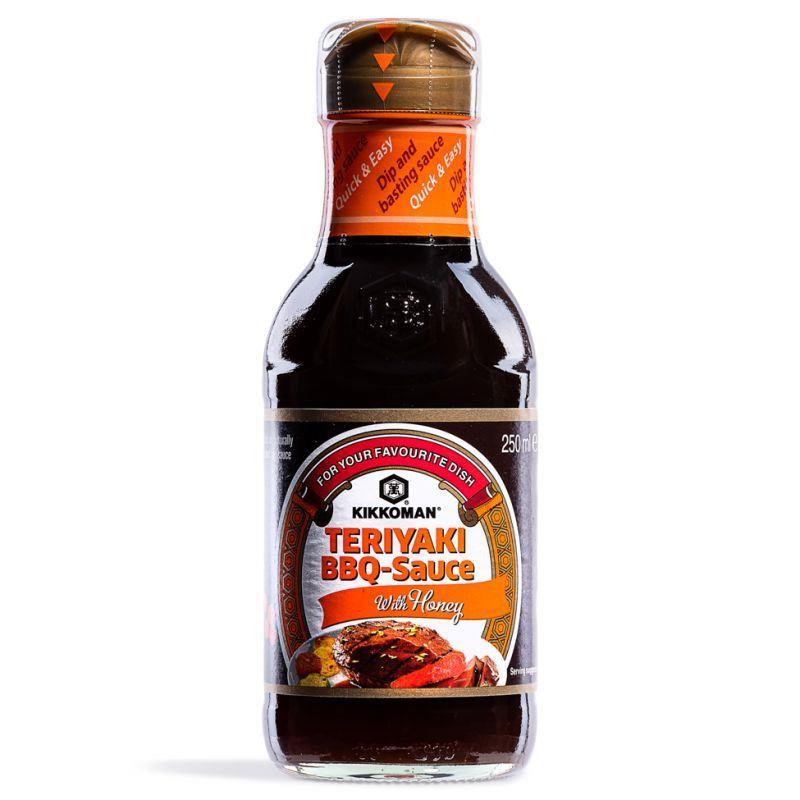 (Case) Kikkoman Teriyaki BBQ Sauce with Honey 萬字 蜂蜜照燒醬汁 250ml*6