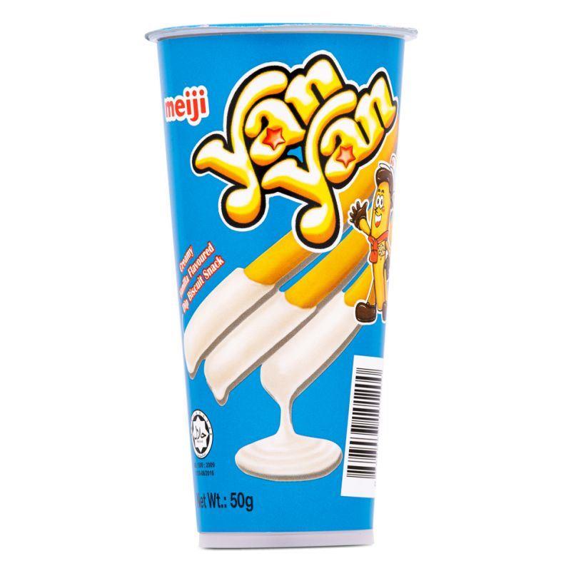 (Case) Meiji Yan Yan Dip Biscuit Snack (Vanilla Flavour) 50g*10*8