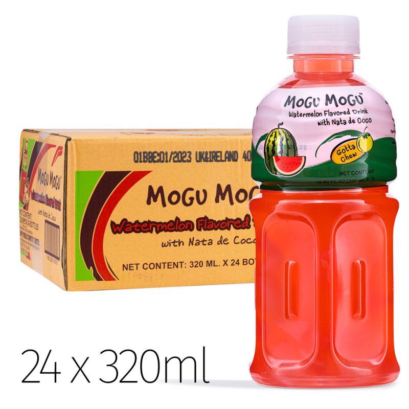 (Case) Mogu Mogu Watermelon Flavored Drink with Nata De Coco (320ml*6)*4