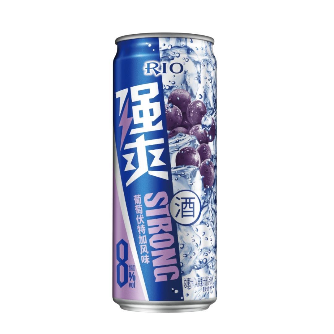 (Case) Rio Strong Cocktail (Grape Vodka Flavour) 強爽系列 葡萄伏特加風味雞尾酒 (ABV 8%)*12