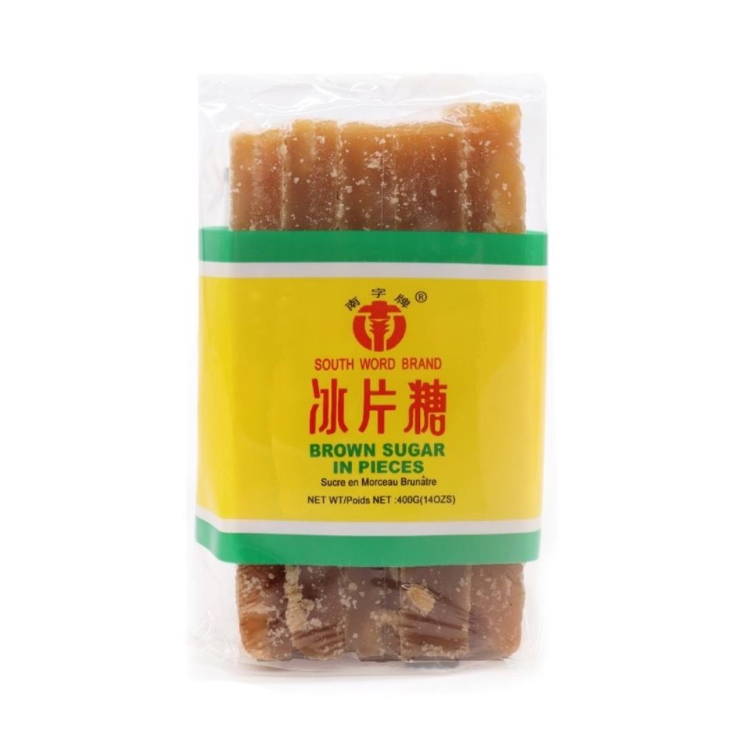 Nan Zi Brown Sugar In Pieces 南字牌 冰片糖 50 x 400g