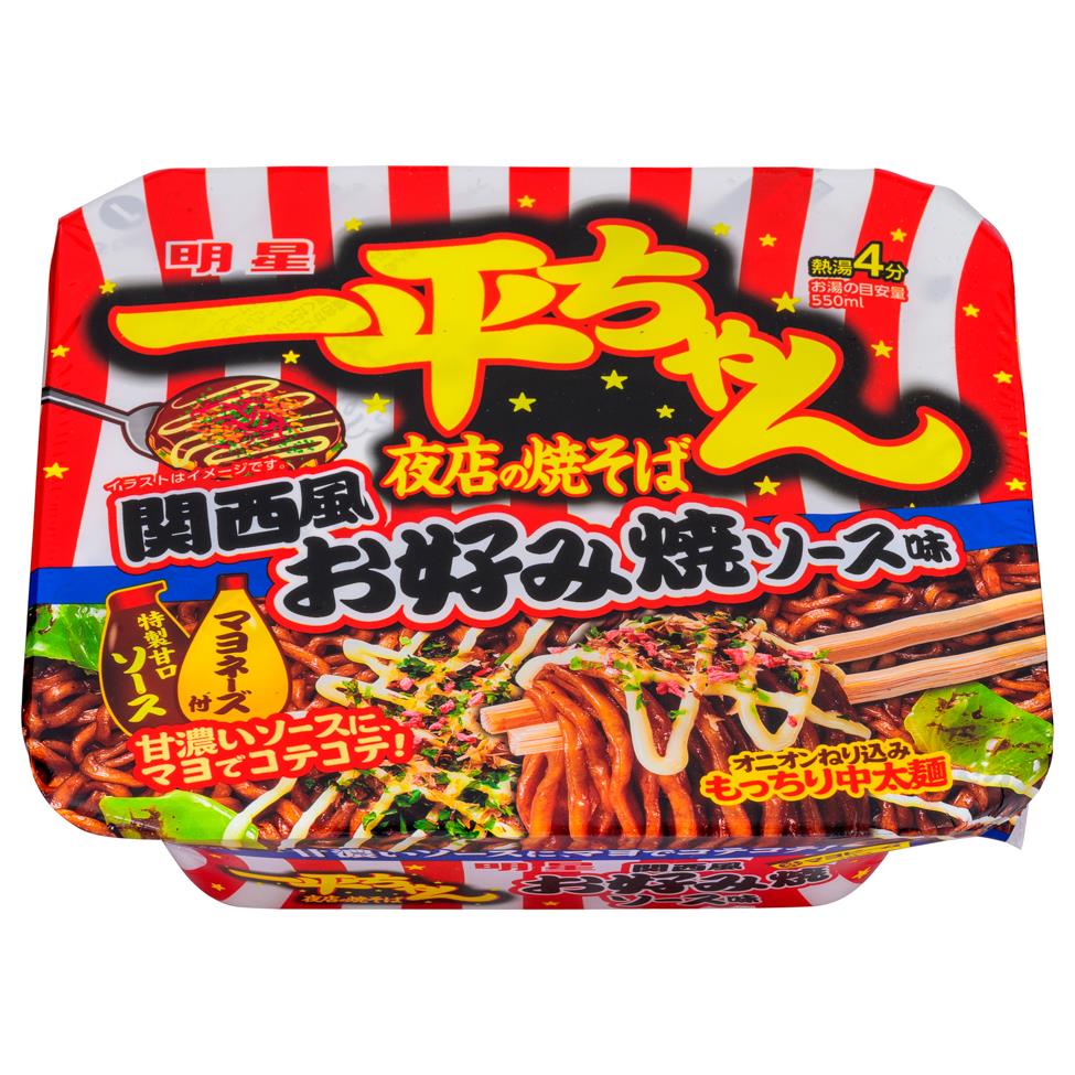 (Case) Myojo Ippeichan Yakisoba (Okonomiyaki Sauce) 122g*12