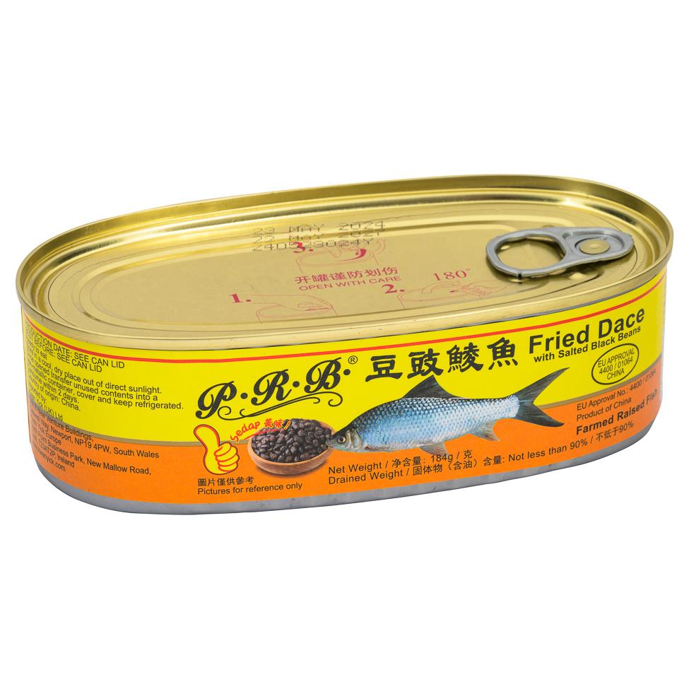 (Case) Pearl River Bridge Dace with Black Beans 珠江橋牌 豆豉鯪魚 184g*24