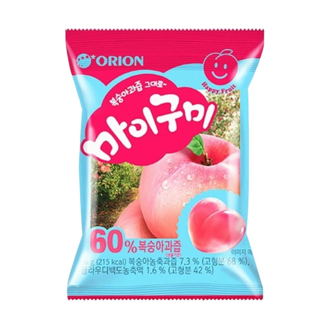 (Case) Orion O'Jelly Soft Gummy Candy (Peach Flavour) 66g*40