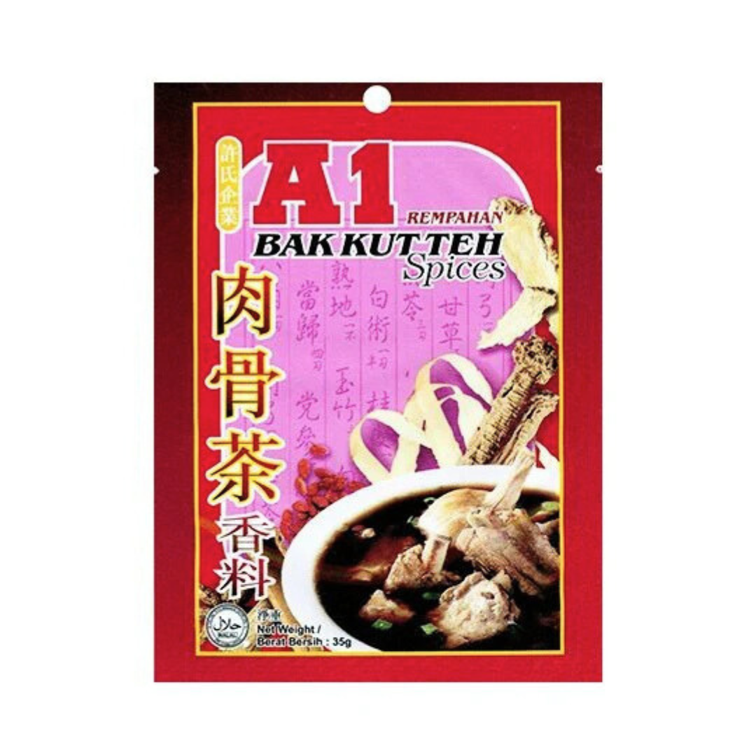 A1 AK Koh Bak Kut Teh Soup Spices 肉骨茶湯料 12 x 35g