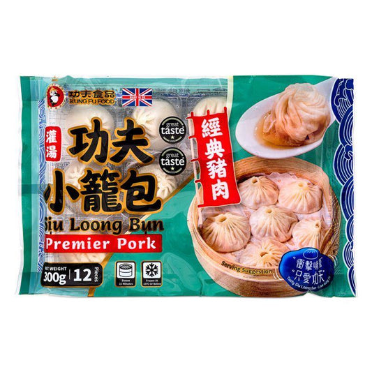 ❄️ Kung Fu Juicy Bao Siu Loong Bun (Premier Pork) 功夫 灌湯小籠包 (經典豬肉) 20 x 300g (12 pcs)