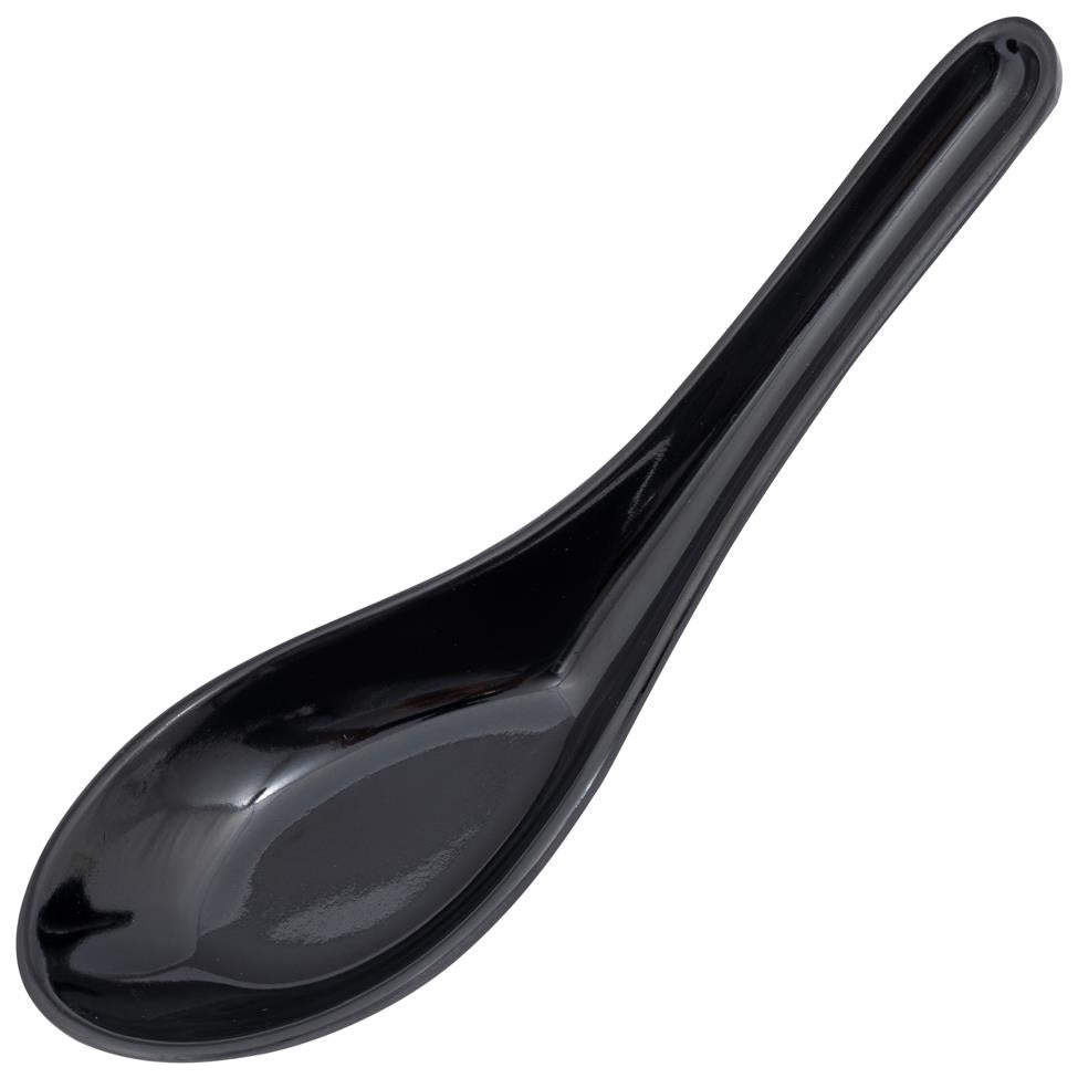 Black Melamine Rice Spoon 139mm