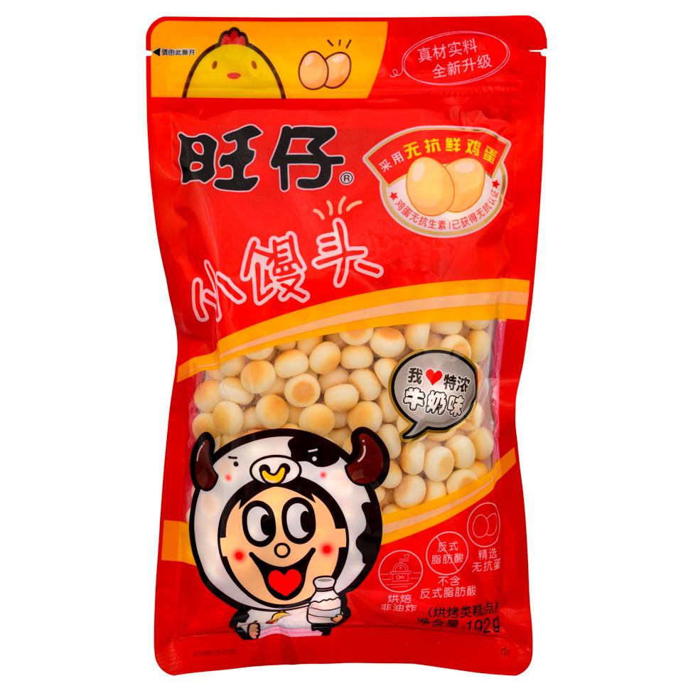 (Case) Want Want Mantou Small Baked Buns (Original Flavour) 旺仔 小饅頭 (原味) 192g*12