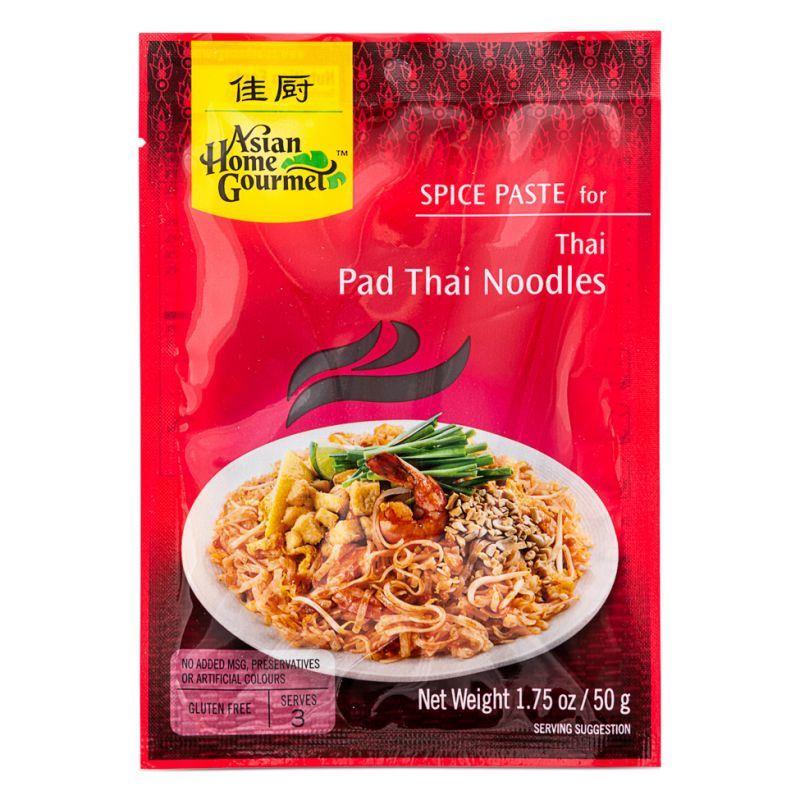 Asian Home Gourmet Spice Paste for Thai Pad Thai Noodles 12 x 50g