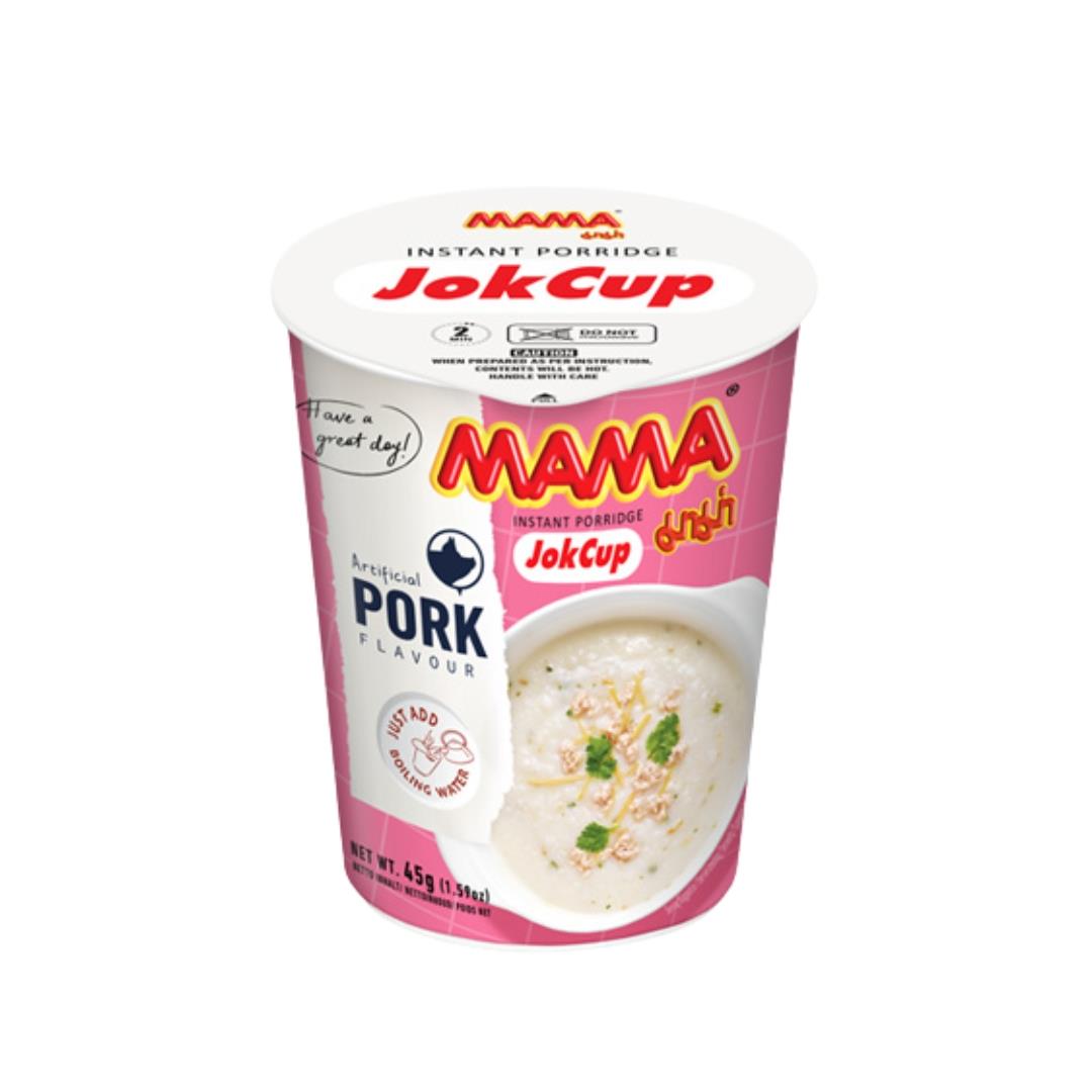 Mama Jok Cup Rice Porridge (Pork Flavour) 12 x 45g