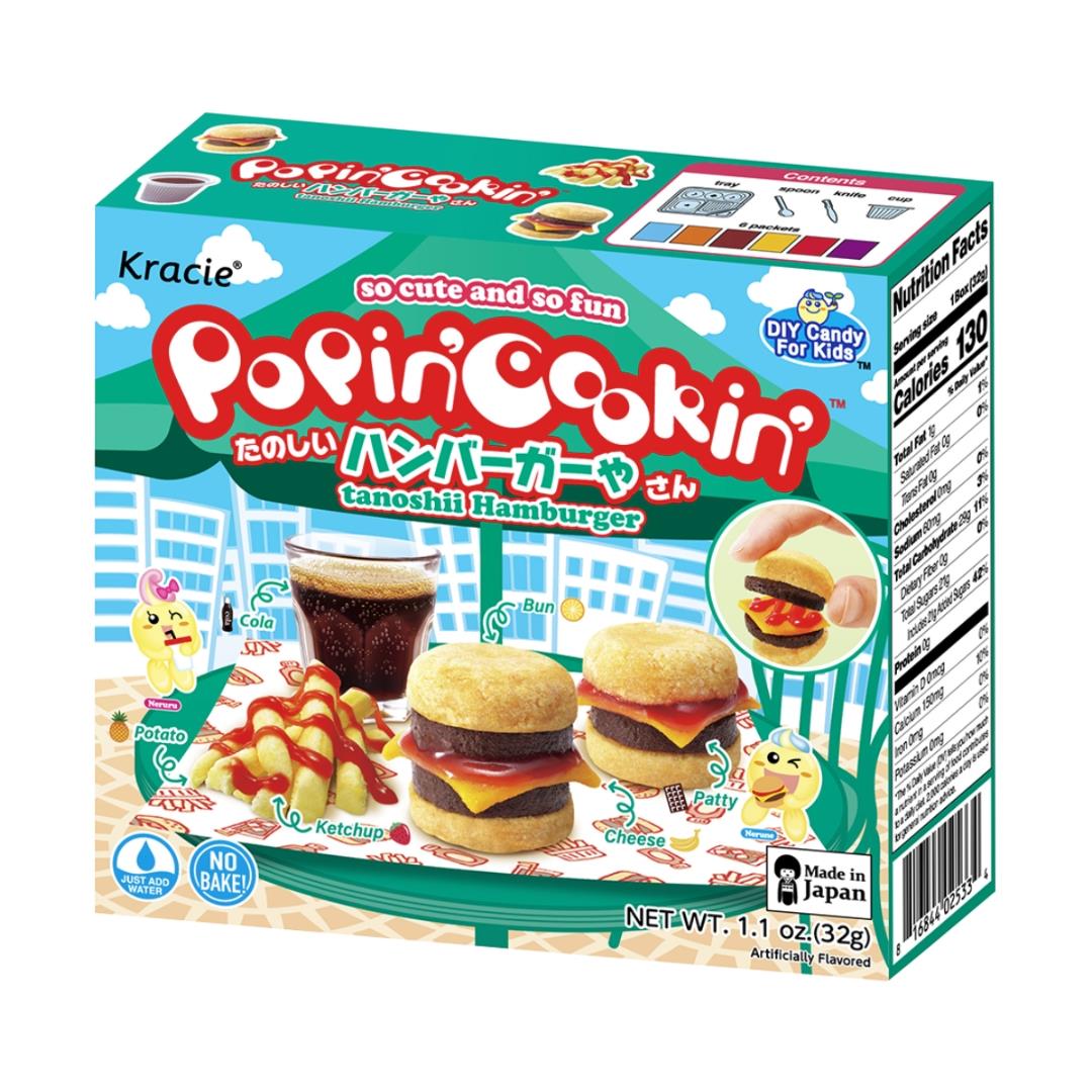 Kracie Popin' Cookin' Making Kit (Tanoshii Hamburger) 5 x 32g