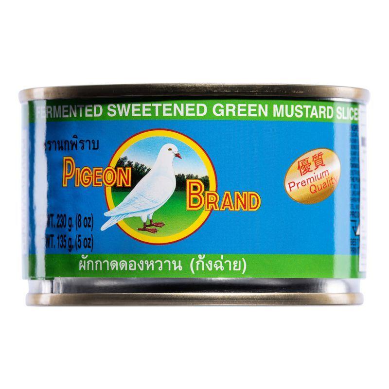 (Case) Pigeon Brand Pickled Sweetened Mustard Greens in Soy Sauce 白鴿牌 酥香貢菜 230g*24
