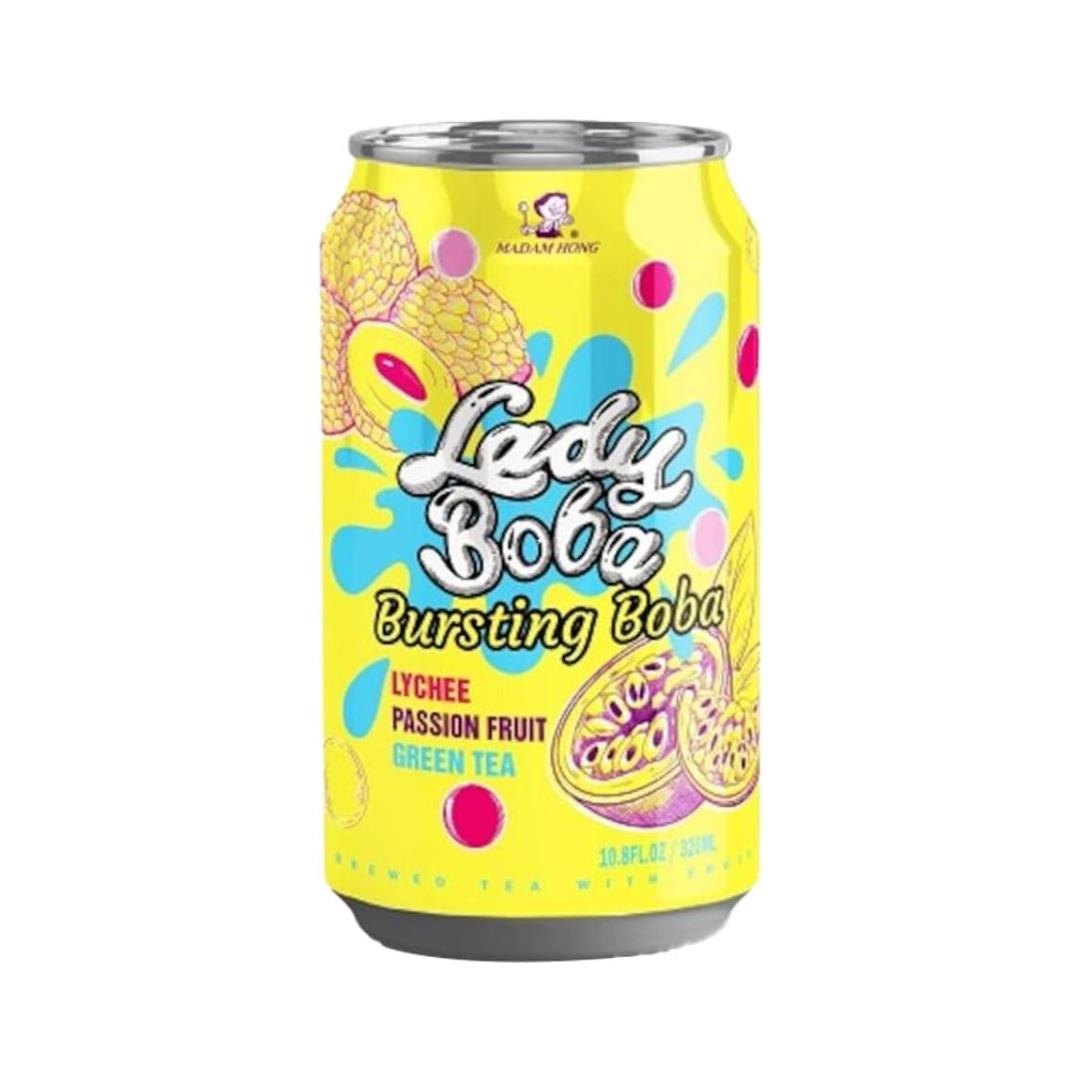 (Case) Madam Hong Bubble Tea (Lychee Passion Fruit) 320ml*24