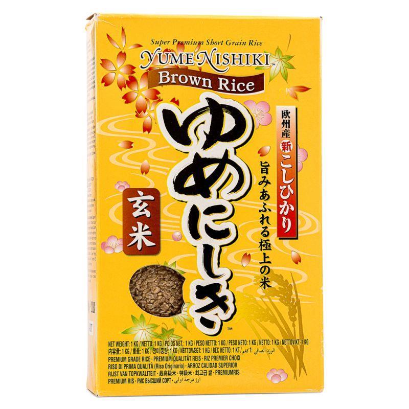 (Case) Yume Nishiki Super Premium Short Grain Brown Rice ゆめにしき玄米 1kg*12