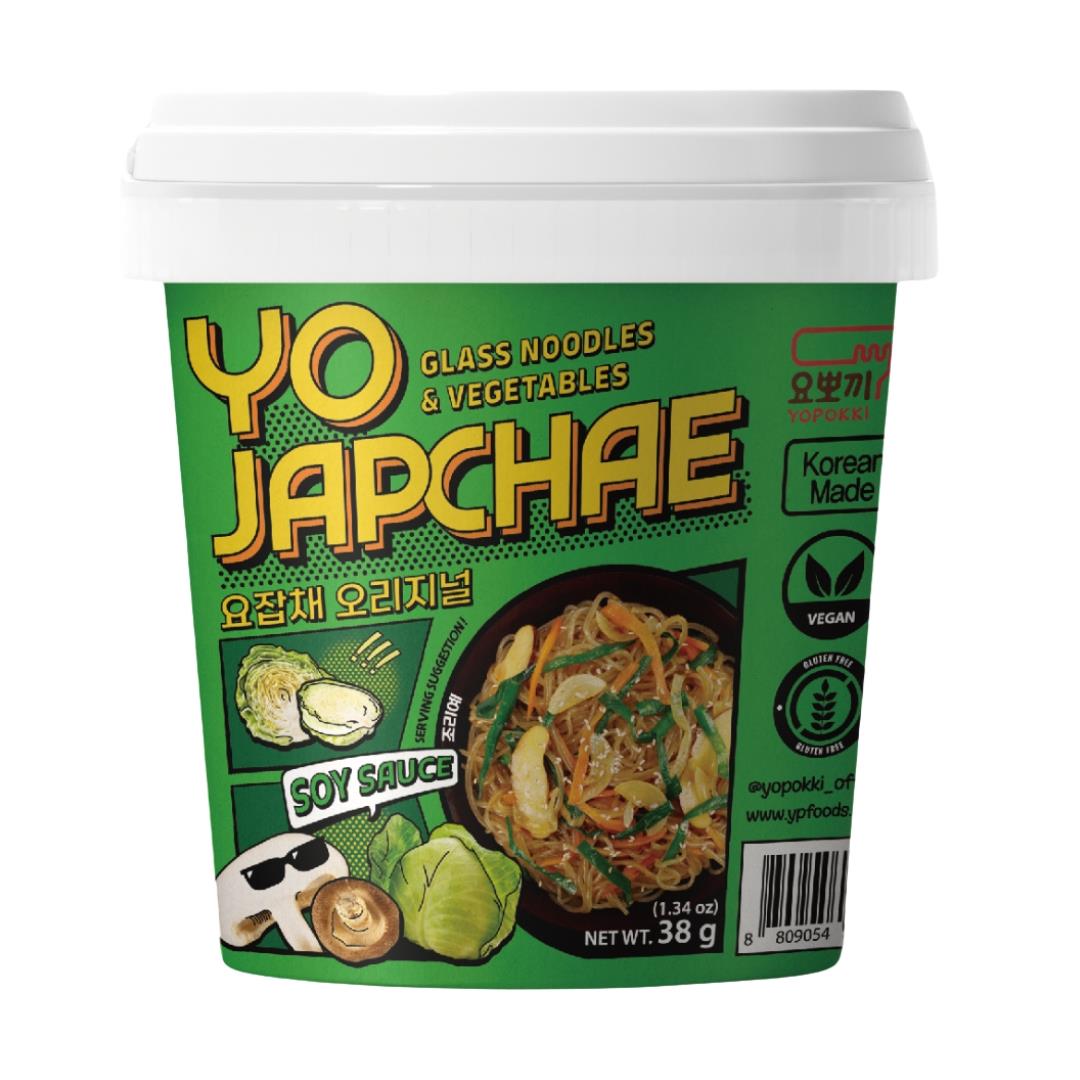 Young Poong Yojapchae Glass Noodle & Vegetables Cup (Soy Sauce Flavour) 30 x 38g