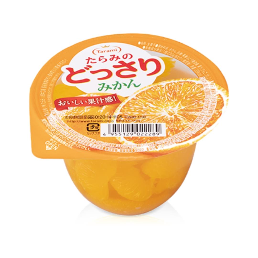 (Case) Tarami Tarami Fruit Jelly with Orange Chunks 230g*6