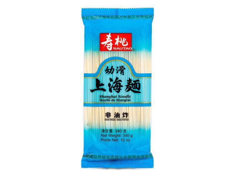 (Case) Sau Tao Shanghai Noodle 壽桃牌 幼滑上海麵 340g*24