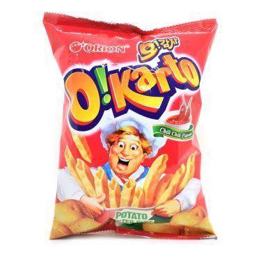 (Case) Orion O! Karto Potato Snacks (Chili Chili Flavour) 50g*24