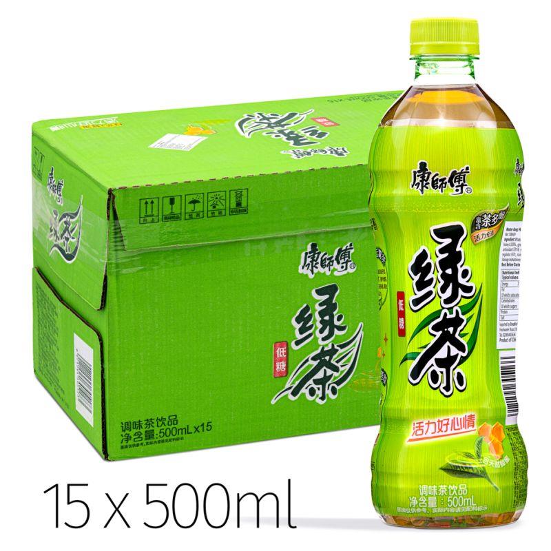 (Case) Master Kong Green Tea 康師傅 低糖綠茶 (蜂蜜蜂蜜味) 500ml*15