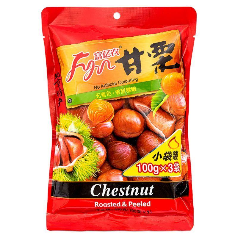 (Case) Fuyinong Roasted & Peeled Chestnut 富億農 甘栗 300g*28