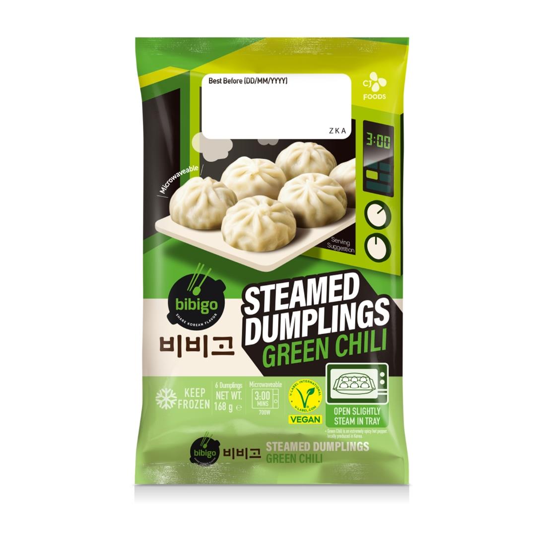 ❄️ CJ Bibigo Steamed Mandu Dumplings (Spicy Chilli) 24 x 168g