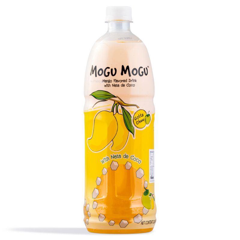 (Case) Mogu Mogu Mango Flavored Drink with Nata De Coco 1L*12