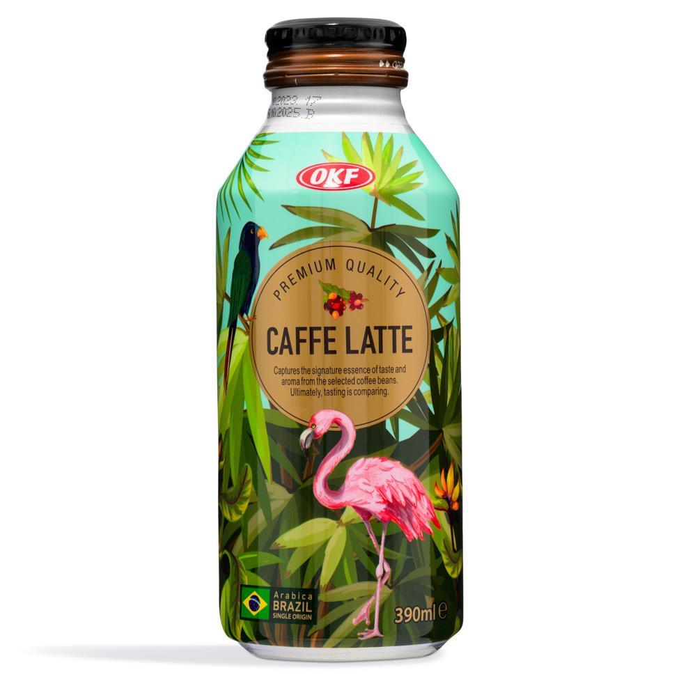(Case) OKF Premium Quality Coffee (Caffe Latte) 390ml*20