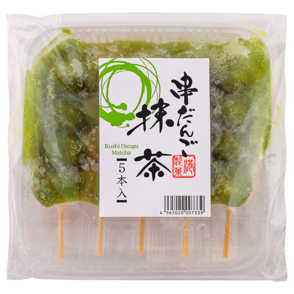❄️ Minato Frozen Rice Flour Dumpling on Skewers (Matcha Flavour) 30 x 325g