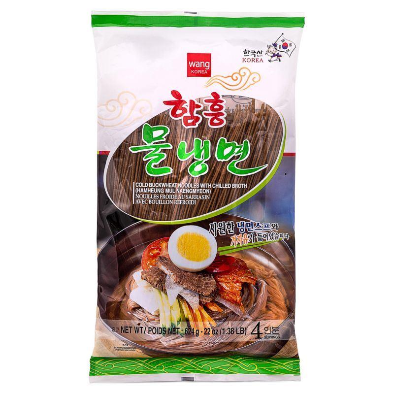 (Case) Wang Cold Buckwheat Noodles with Chilled Broth (Hamheung Mul Naengmyeon) 함흥 물냉면 624g*10