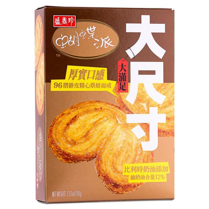 (Case) Triko Foods Palmiers (Butter Flavour) 盛香珍 大尺寸蝴蝶派 (奶油味) 100g*12