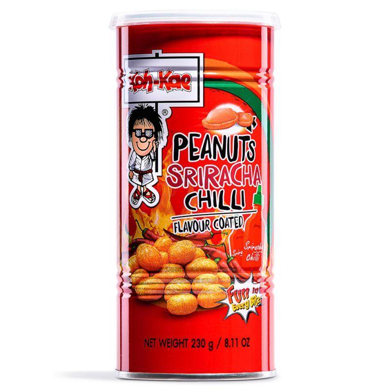 (Case) Koh-Kae Sriracha Chilli Flavour Coated Peanuts 大哥 是拉差辣味花生豆 230g*12
