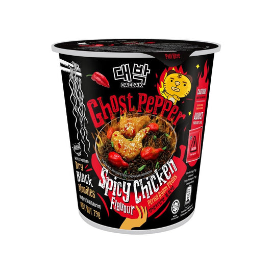 (Case) Daebak Ghost Pepper Noddle Cup (Spicy Chicken) 79g*24