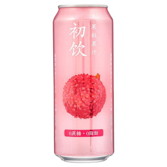 (Case) Chu Yin Fruit Drink (Lychee) 初飲 果粒果汁飲品 (荔枝味) 500ml*15