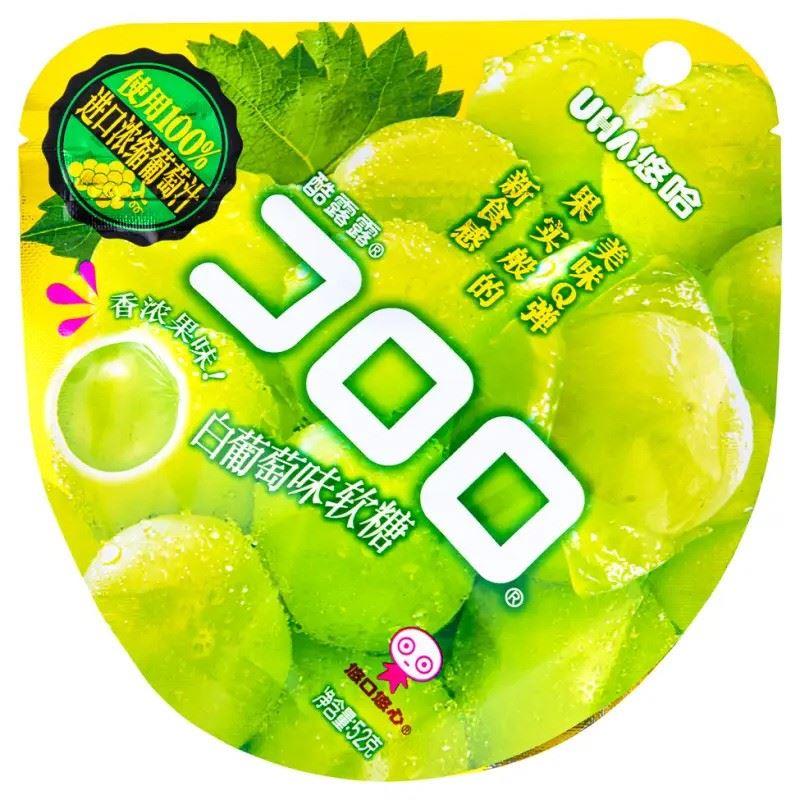 UHA Kororo Soft Candy (White Grape Flavour) 悠哈 酷露露 白葡萄味味軟糖 6 x 52g