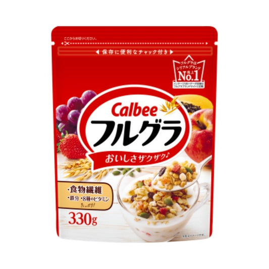 Calbee Frugra Oats Cereal 卡樂B 富果樂水果早餐麥片 8 x 380g