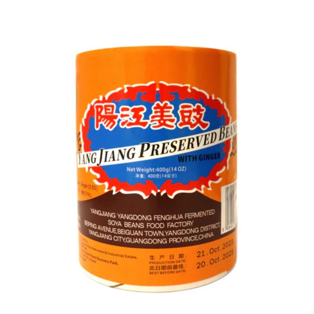 (Case) Ye Feng Hua Yang Jiang Preserved Black Beans & Ginger 400g*40