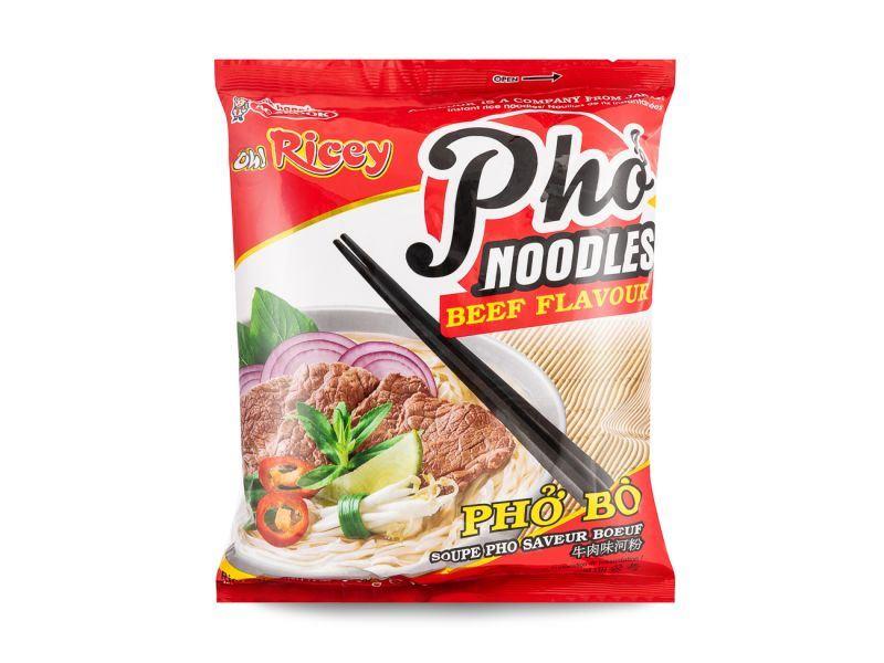 Acecook Oh! Ricey Instant Pho Rice Noodles (Beef Flavour) 牛肉味河粉 24 x 70g