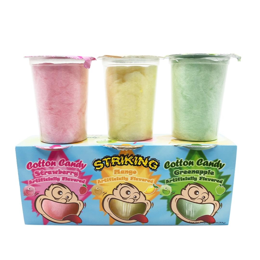 Striking Popping Cotton Candy (Assorted Flavour) 索勁 雜錦味棉花糖 24 x 33g
