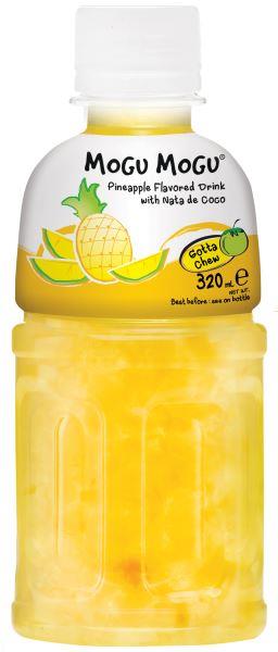 (Case) Mogu Mogu Pineapple Flavored Drink with Nata De Coco (320ml*6)*4
